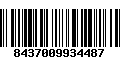 Código de Barras 8437009934487