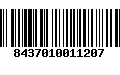 Código de Barras 8437010011207