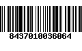 Código de Barras 8437010036064