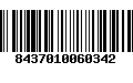 Código de Barras 8437010060342