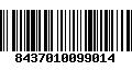 Código de Barras 8437010099014