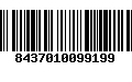 Código de Barras 8437010099199