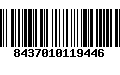 Código de Barras 8437010119446