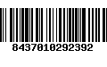 Código de Barras 8437010292392