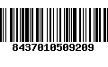 Código de Barras 8437010509209