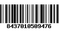 Código de Barras 8437010509476