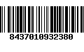 Código de Barras 8437010932380