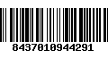 Código de Barras 8437010944291