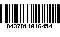 Código de Barras 8437011016454