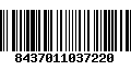 Código de Barras 8437011037220