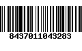 Código de Barras 8437011043283