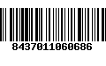 Código de Barras 8437011060686