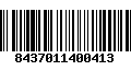 Código de Barras 8437011400413