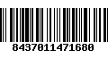 Código de Barras 8437011471680