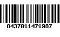 Código de Barras 8437011471987