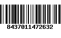 Código de Barras 8437011472632