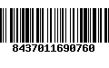 Código de Barras 8437011690760