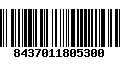 Código de Barras 8437011805300