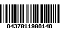 Código de Barras 8437011908148