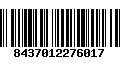 Código de Barras 8437012276017