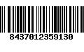 Código de Barras 8437012359130