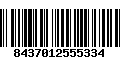 Código de Barras 8437012555334