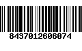 Código de Barras 8437012606074