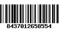 Código de Barras 8437012658554