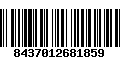 Código de Barras 8437012681859