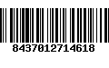 Código de Barras 8437012714618