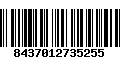 Código de Barras 8437012735255
