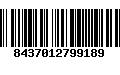 Código de Barras 8437012799189