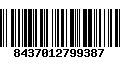 Código de Barras 8437012799387