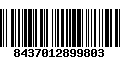 Código de Barras 8437012899803