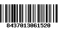 Código de Barras 8437013061520