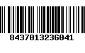 Código de Barras 8437013236041