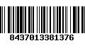 Código de Barras 8437013381376