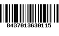 Código de Barras 8437013630115