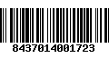 Código de Barras 8437014001723