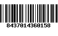 Código de Barras 8437014360158