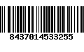 Código de Barras 8437014533255