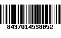 Código de Barras 8437014538052