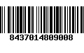 Código de Barras 8437014809008