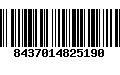 Código de Barras 8437014825190