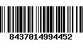 Código de Barras 8437014994452