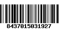 Código de Barras 8437015031927