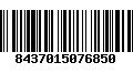 Código de Barras 8437015076850