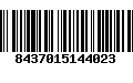 Código de Barras 8437015144023