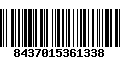 Código de Barras 8437015361338