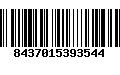 Código de Barras 8437015393544